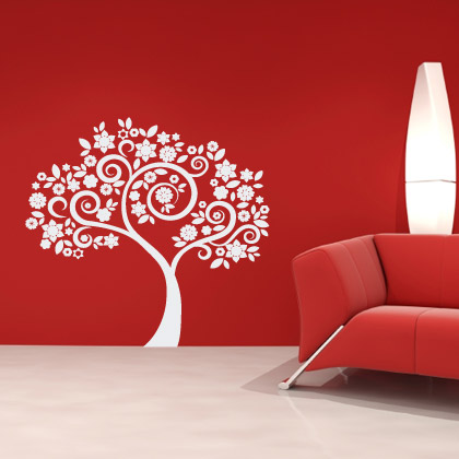 Sticker arbre moderne