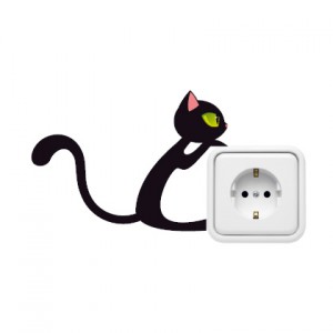 Sticker chat prise Sticker prise chat
