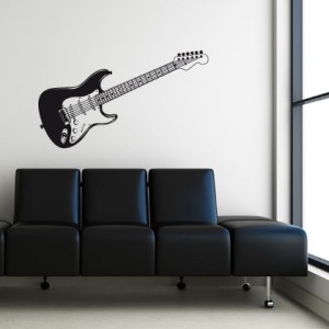 Stickers guitare électrique