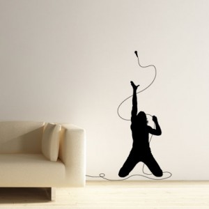 stickers chanteur