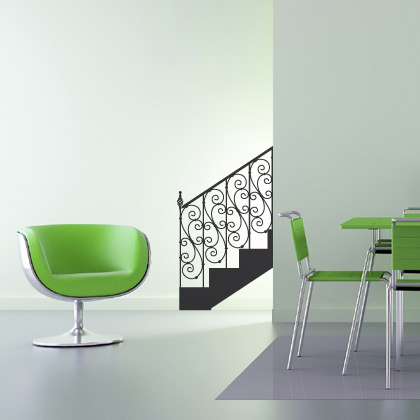 Sticker Escalier fer forgé Sticker Escalier fer forgé | Fanastick.com