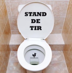 sticker wc