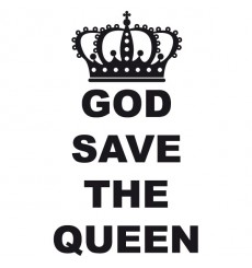 Sticker God save the queen