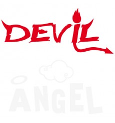 Sticker Ange et démon