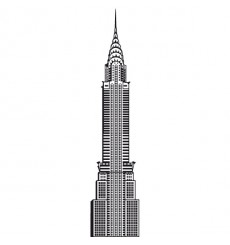 Sticker Chrysler Building