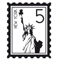 Sticker Timbre New York