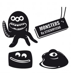 Sticker Pack monstres 3