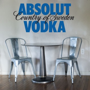 Sticker Absolut Vodka - stickers cuisine & stickers muraux - fanastick.com
