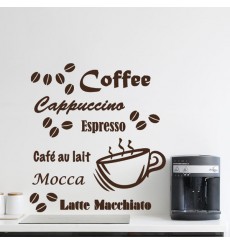 Sticker L'amour du café