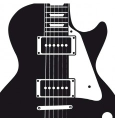Sticker Guitare électrique Gibson