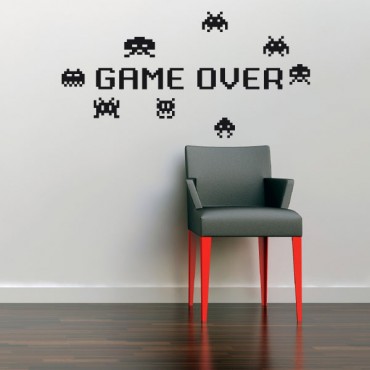Sticker Game over - stickers jeux & stickers enfant - fanastick.com