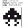 Sticker Space invaders - stickers jeux & stickers enfant - fanastick.com