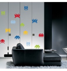 Sticker Space invaders