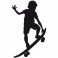 Sticker Enfant sur son skateboard - stickers personnages & stickers muraux - fanastick.com