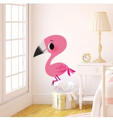 Sticker Flamant rose d'Alice