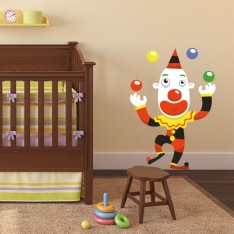  Sticker Clown jongleur