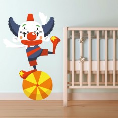  Sticker Clown équilibriste