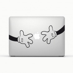  Sticker Mains de mickey pour Macbook et Ipad