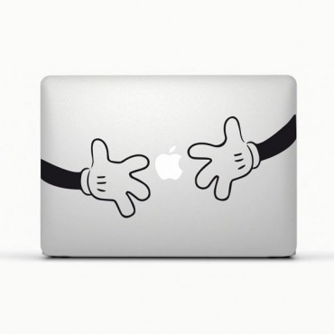 Sticker Mains de mickey pour Macbook et Ipad - stickers macbook et ipad & stickers muraux - fanastick.com
