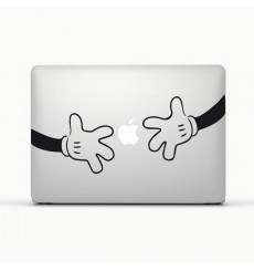 Sticker Mains de mickey pour Macbook et Ipad