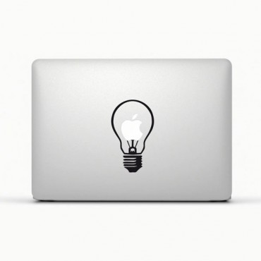 Sticker Ampoule pour Macbook et Ipad - stickers macbook et ipad & stickers muraux - fanastick.com