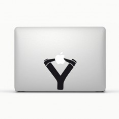  Sticker Lance pierre pour Macbook et Ipad