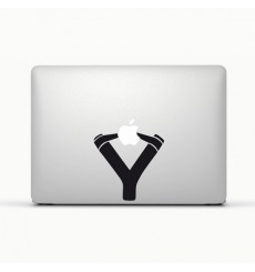 Sticker Lance pierre pour Macbook et Ipad
