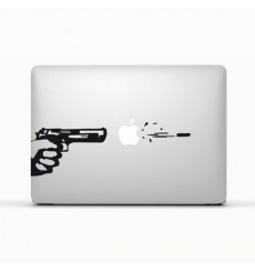 Sticker Pistolet pour Macbook et Ipad