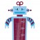 Sticker Toise robot - stickers toise & stickers enfant - fanastick.com