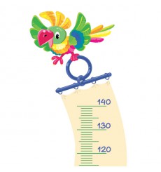 Sticker Toise perroquet