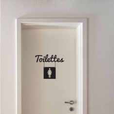 Sticker Toilettes femme