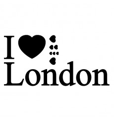 Sticker I love London
