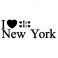 Sticker I love New York - stickers citations & stickers muraux - fanastick.com