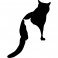 Sticker silhouettes de chats - stickers chat & stickers muraux - fanastick.com