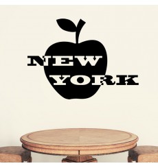 Sticker New York et pomme