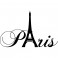 Sticker Paris avec la tour Eiffel - stickers paris & stickers muraux - fanastick.com