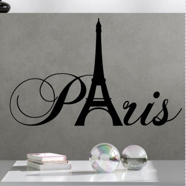 Sticker Paris avec la tour Eiffel - stickers paris & stickers muraux - fanastick.com