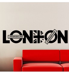 Sticker London Underground - Union Jack
