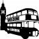 Sticker bus de Londres - stickers london & stickers muraux - fanastick.com