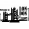 Sticker Bienvenue à Londres - stickers london & stickers muraux - fanastick.com