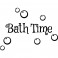Sticker Bath time - stickers maison & stickers muraux - fanastick.com