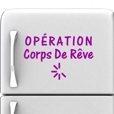  Sticker Operation corps de rêve
