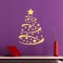 Sticker Arbre de Noël avec des étoiles - stickers noël & stickers muraux - fanastick.com