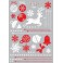Sticker Boules de Noël rouges - stickers noël & stickers muraux - fanastick.com
