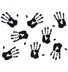 Sticker Traces de mains