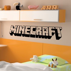  Sticker Titre Minecraft