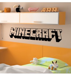 Sticker Titre Minecraft
