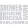 Sticker porte de Douche multilingues - stickers salle de bain & stickers muraux - fanastick.com