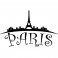 Sticker Paris vu de loin - stickers paris & stickers muraux - fanastick.com
