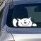 Sticker tête de chat qui fait signe - stickers animaux & stickers muraux - fanastick.com